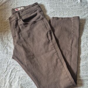 Wrangler Women's Brown Straight Leg Jeans